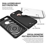 Ringke Max iPhone 6s Plus/ 6 Plus ile Uyumlu KIlıf Gun Metal Tam Koruma Isı Dağılımlı Şok Emici Teknoloji