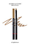 İnce Altıgen Uçlu Kaş Kalemi Clio Kill Brow Auto Hard Brow Pencil (02 Light Brown)