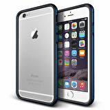 Verus iPhone 6 Plus/6S Plus Iron Bumper Kılıf Black Monaco Blue