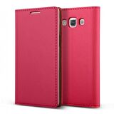 Verus Galaxy A5 Wallet Case Crayon Slim Diary 2015 Serisi-Hot Pink