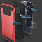 VRS Design Galaxy S6 Edge Verge Kılıf Crimson Red