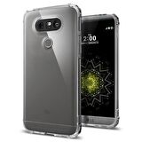 Spigen LG G5 ile Uyumlu Kılıf Crystal Shell Dark Crystal