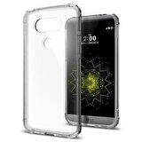 Spigen LG G5 ile Uyumlu Kılıf Crystal Shell Dark Crystal