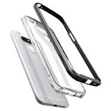 Spigen G5 ile Uyumlu Kılıf Neo Hybrid Crystal Gun Metal