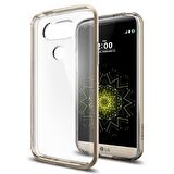 Spigen G5 ile Uyumlu Kılıf Neo Hybrid Crystal Champagne Gold