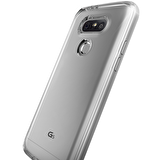Verus LG G5 ile Uyumlu Crystal Bumper Kılıf Light Silver
