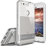 VRS Design Google Pixel ile Uyumlu Crystal Bumper Light Silver