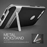 VRS Design Google Pixel ile Uyumlu High Pro Shield Kılıf Light Silver