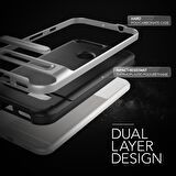 VRS Design Google Pixel XL ile Uyumlu High Pro Shield Kılıf Light Silver