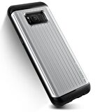 VRS Design Galaxy S8 Waved Hard Drop Kılıf Waved Waved Satin Silver