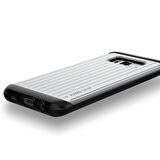 VRS Galaxy S8 Plus Waved Hard Drop Series Kılıf Light Silver