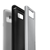 VRS Galaxy S8 Plus Waved Hard Drop Series Kılıf Light Silver