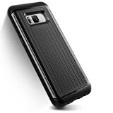 VRS Galaxy S8 Plus Waved Hard Drop Series Kılıf Dark Silver