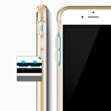 VRS Design iPhone 8/7 New Crystal Bumper Kılıf Gold