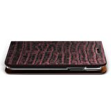 VRS Design iPhone X Genuine Croco Diary Kılıf Rose Pink