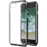 VRS Design iPhone 8/7 New Crystal Bumper Kılıf Metallic Black