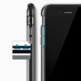 VRS Design iPhone 8/7 New Crystal Bumper Kılıf Metallic Black