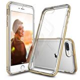 Ringke Frame İphone 7 Plus ile Uyumlu Çerçeveli Bumper Kılıf Royal Gold