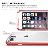 Ringke Frame İphone 7 Plus ile Uyumlu Çerçeveli Bumper Kılıf Blaze Red