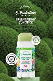 Elensilia Elensilia Green Energy Sun 50+ Faktör Tüm Cilt Tipleri İçin Renksiz Yüz Güneş Koruyucu Stick 15 ml