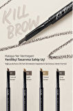 İnce Altıgen Uçlu Kaş Kalemi Clio Kill Brow Auto Hard Brow Pencil (05 Gray Brown)