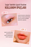 Yoğun Işıltılı Görünüm Sunan Likit Far Peripera Sugar Twinkle Liquid Shadow (3 Kitten Beige)