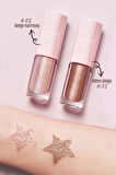 Yoğun Işıltılı Görünüm Sunan Likit Far Peripera Sugar Twinkle Liquid Shadow (3 Kitten Beige)
