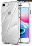 Ringke Flow iPhone 7/8 ile Uyumlu KIlıf Crystal Clear 3D Dalga Efekti Hafif Esnek Şeffaf Transparan