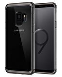 Spigen Galaxy S9 ile Uyumlu Kılıf Neo Hybrid NC Crystal Gunmetal