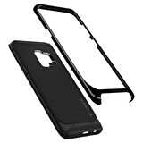 Spigen Galaxy S9 ile Uyumlu Kılıf Neo Hybrid Shiny Black