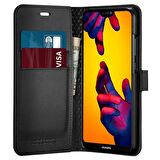 Spigen P20 Lite / Nova 3e ile Uyumlu Kılıf Wallet S Cüzdan