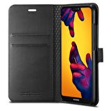 Spigen P20 Lite / Nova 3e ile Uyumlu Kılıf Wallet S Cüzdan