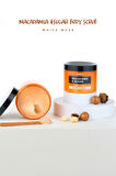 Macadamia Özlü Vücut Peelingi Kundal Macadamia & Sugar Body Scrub 550g (White Musk)