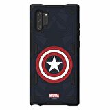 Samsung Galaxy Note 10+ Marvel Captain America Rugged Smart Kılıf