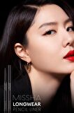 Pürüzsüz Uygulanan Jel Dokuda Kalem Eyeliner 0.14g Missha Longwear Gel Pencil Liner (Titan Black)