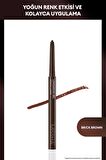 Pürüzsüz Uygulanan Jel Dokuda Kalem Eyeliner Missha Longwear Gel Pencil Liner (Brick Brown) 0.14g