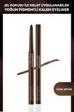 Pürüzsüz Uygulanan Jel Dokuda Kalem Eyeliner Missha Longwear Gel Pencil Liner (Camel Brown) 0.14g