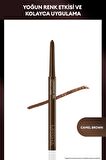 Pürüzsüz Uygulanan Jel Dokuda Kalem Eyeliner Missha Longwear Gel Pencil Liner (Camel Brown) 0.14g
