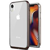 VRS iPhone XR Crystal Bumper Kılıf Brown