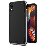 VRS iPhone XR High Pro Shield Kılıf Steel Silver