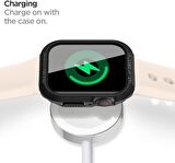 Spigen Apple Watch Seri 8/SE 2/7/6/SE/5/4 (40mm / 41mm) ile Uyumlu Kılıf Rugged Armor Black
