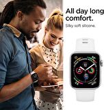 Spigen Apple Watch 45mm / 44mm / 42mm (Seri 1/2/3/4/5/6/SE/SE2/7/8 ile Uyumlu) Kayış Kordon Air Fit White - 062MP25402