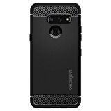 Spigen LG G8 ThinQ ile Uyumlu Kılıf Rugged Armor Matte Black