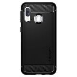 Spigen Galaxy A40 Kılıf Rugged Armor Black