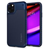 Spigen iPhone 11 Pro ile Uyumlu Kılıf Hybrid NX Denim Blue