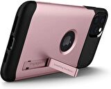 Spigen iPhone 11 Pro ile Uyumlu Kılıf Slim Armor Rose
