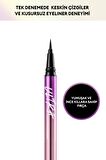Su , Ter ve Yağa Dayanıklı , 48 Saate Kadar Kalıcı Eyeliner Ultra Powerproof Thin Pen Liner (Black)