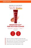 Missha Red Clay Yağlı Cilt için Temizleyici Yüz Temizleme Köpüğü 120 ml 