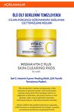 C Vitamini İçeren Peeling Etkili Çift Taraflı  Ped(60Adet) Vita C Plus Skin Clearing Pads Double Set