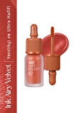 Uzun Süre Kalıcı Hafif Formüllü Kadife Bitişli Tint Peripera Ink Airy Velvet (2 Selfie Orange Brown)